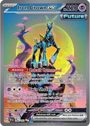Iron Crown ex - 206/162 206 - SV05 Temporal Forces Holofoil