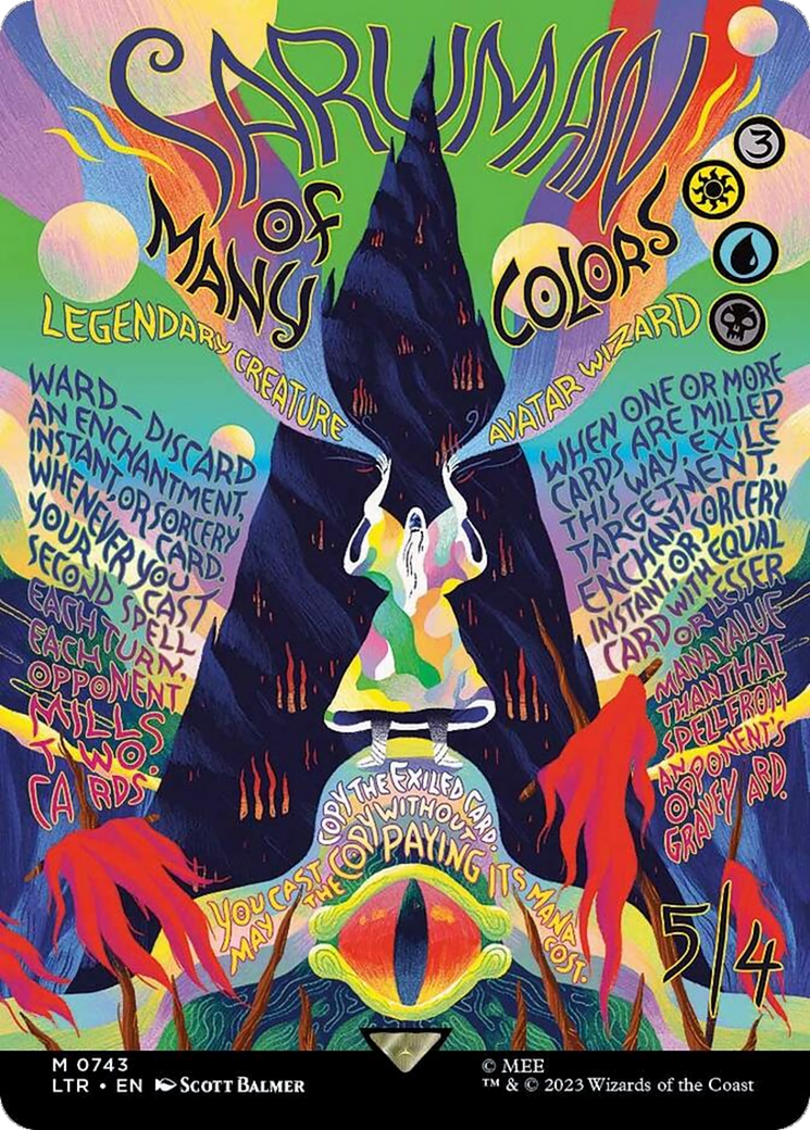 Saruman of Many Colors (LTR-743) - The Lord of the Rings: Tales of Middle-earth (Borderless)