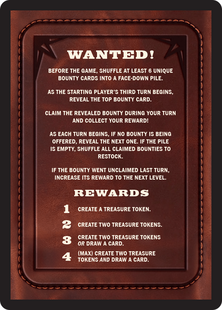 Bounty: Sleepy Sovka // Wanted! (TOTC-039) - Outlaws of Thunder Junction Commander Tokens