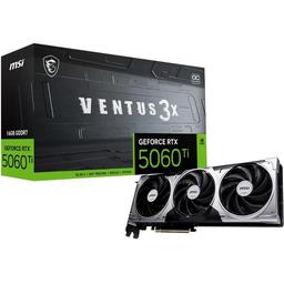 MSI VCX GeForce RTX 5060 Ti 16G VENTUS 3X OC 16GB GDDR7