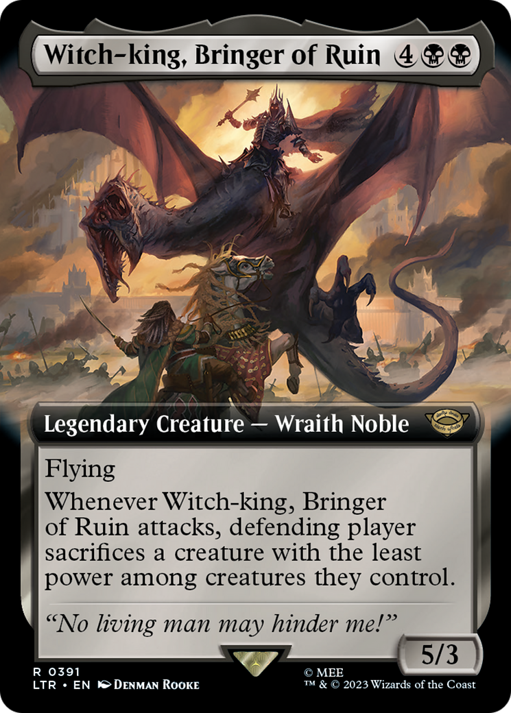 Witch-king, Bringer of Ruin (LTR-391) - The Lord of the Rings: Tales of Middle-earth: (Extended Art)