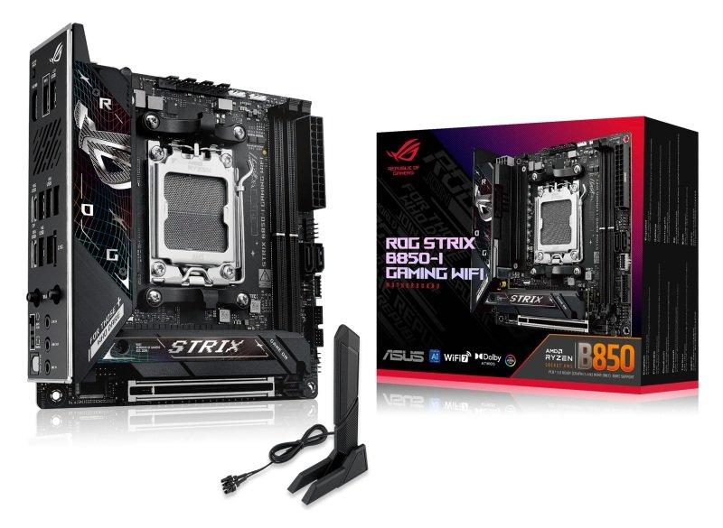 ASUS ROG STRIX B850-I GAMING WIFI B850 AM5 max96GB DDR5 Mini-ITX Retail