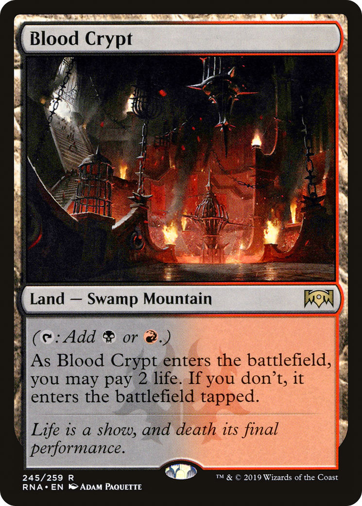 Blood Crypt (RNA-245) - Ravnica Allegiance Foil