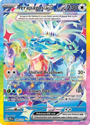 Terapagos ex - 169/131 169 - SV Prismatic Evolutions Holofoil