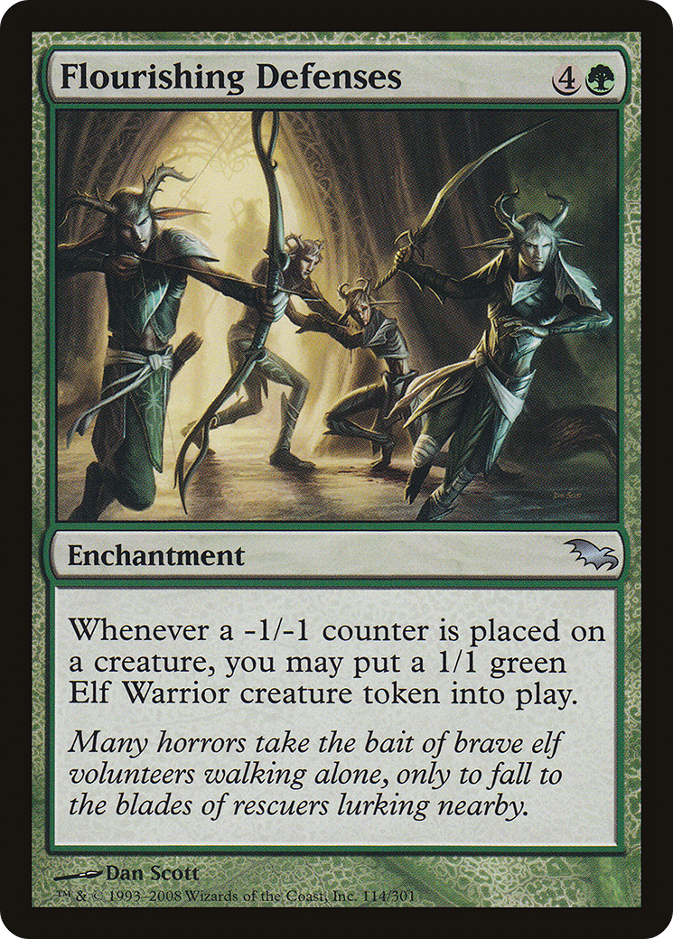 Flourishing Defenses (SHM-114) - Shadowmoor Foil