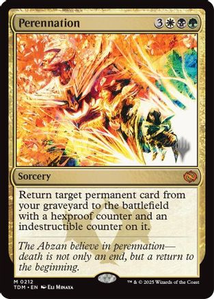 Perennation (PPTDM-212) - Promo Pack: Tarkir: Dragonstorm Foil