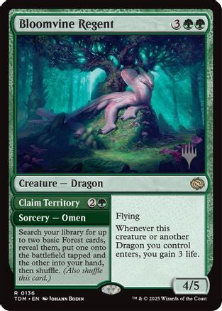 Bloomvine Regent (PPTDM-136) - Promo Pack: Tarkir: Dragonstorm