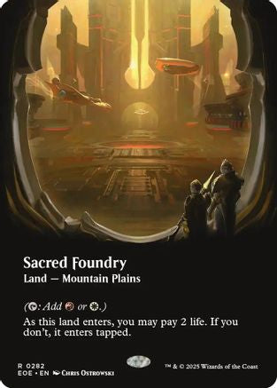 Sacred Foundry (Borderless) (EOE-282) - Edge of Eternities