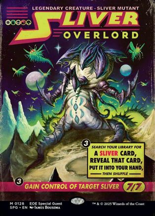 Sliver Overlord (Showcase) (SPG-128) - Special Guests Foil