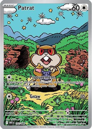 Patrat - 152/086 152 - SV White Flare Holofoil