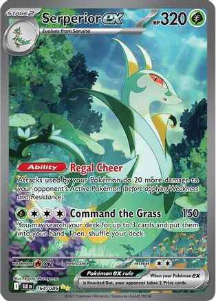 Serperior ex - 164/086 164 - SV Black Bolt Holofoil
