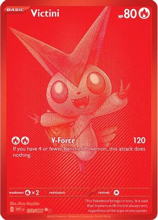 Victini - 172/086 172 - SV White Flare Holofoil