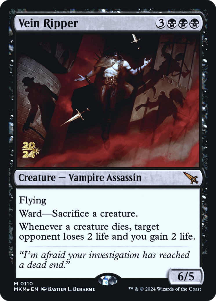 Vein Ripper (PRE-110S) - Murders at Karlov Manor Promos Foil