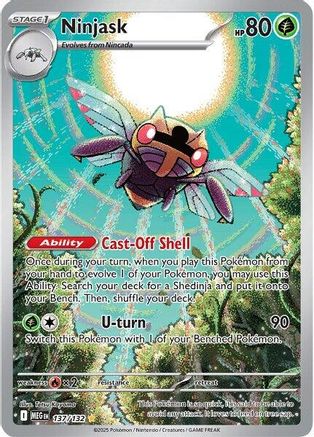 Ninjask - 137/132 137 - ME01 Mega Evolution Holofoil