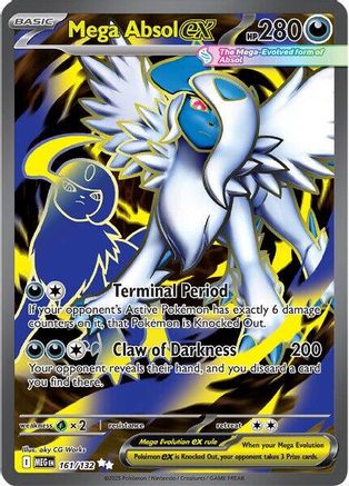 Mega Absol ex - 161/132 161 - ME01 Mega Evolution Holofoil