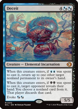 Deceit (ECL-212) - Lorwyn Eclipsed