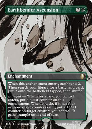 Earthbender Ascension (Borderless) (TLA-307) - Avatar: The Last Airbender