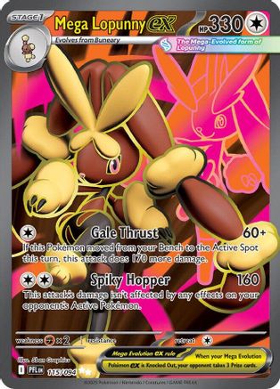 Mega Lopunny ex - 115/094 115 - ME02 Phantasmal Flames Holofoil