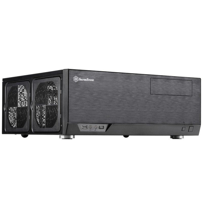 Silverstone CS SST-GD09B-C GD09 SSI-CEB ATX Micro-ATX 5.25x1 3.5x2 Black