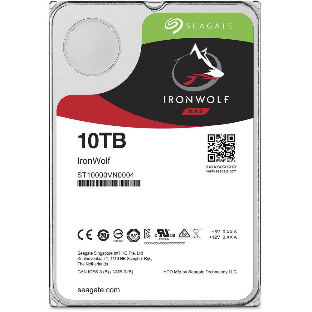 Seagate HD ST10000VN000 10TB SATA 256MB 3.5 IronWolf Bare