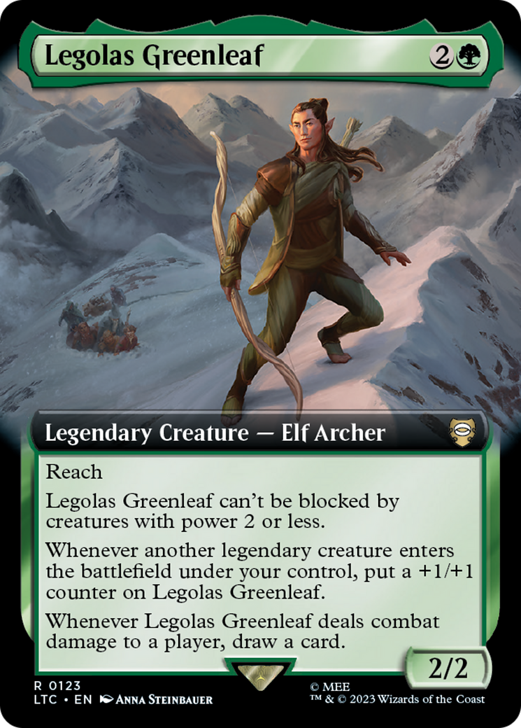 Legolas Greenleaf (LTC-123) - Tales of Middle-earth Commander: (Extended Art)