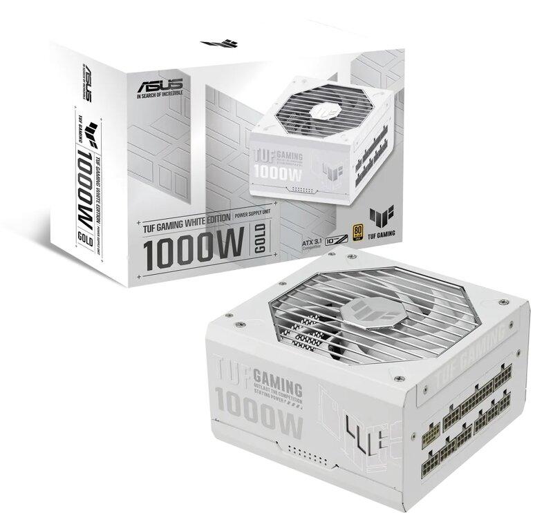 ASUS PS TUF-GAMING-1000G-WHITE 1000W Fully modular 80+ Gold ATX12V APFC Retail