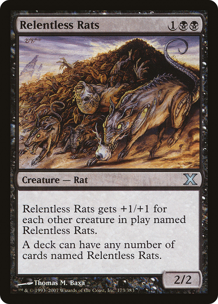 Relentless Rats (10E-173) - Tenth Edition