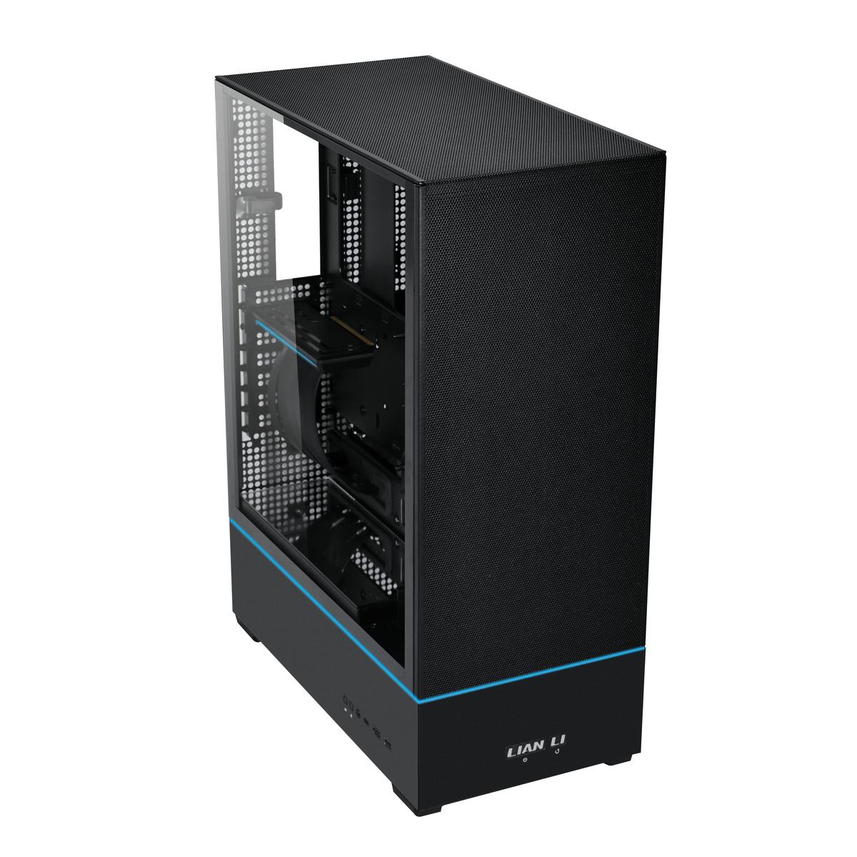 Lian-Li Case SUP01X Tour Acier TG ATX M-ATX ITX ATX Noir
