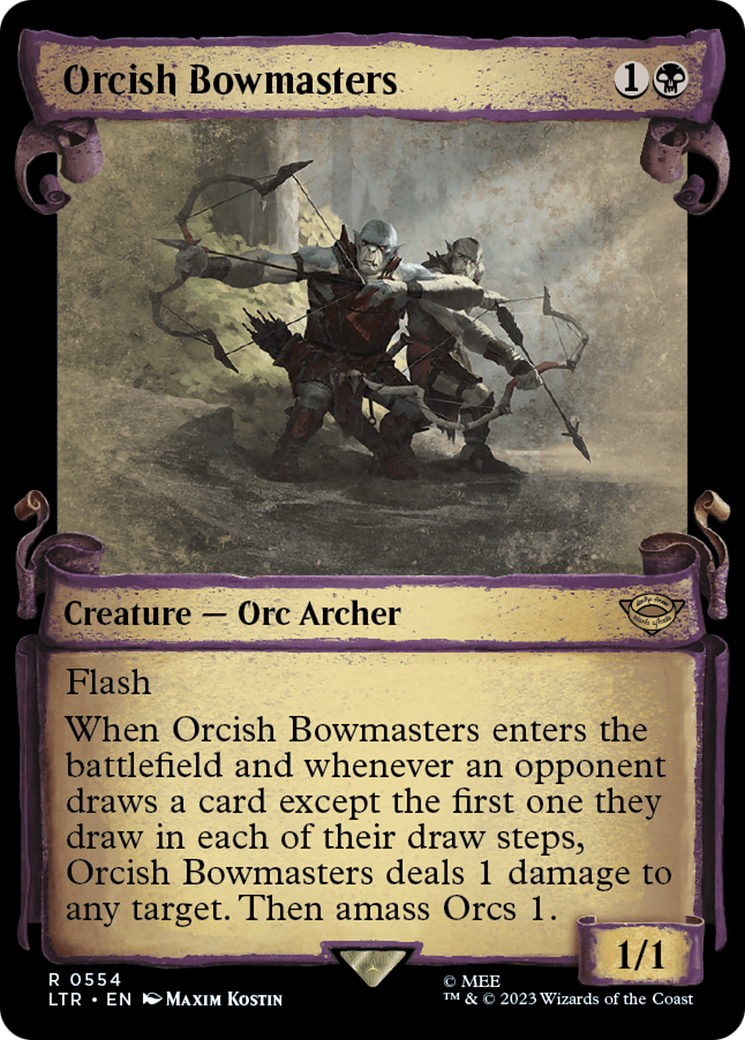 Orcish Bowmasters (LTR-554) - The Lord of the Rings: Tales of Middle-earth: (Showcase)