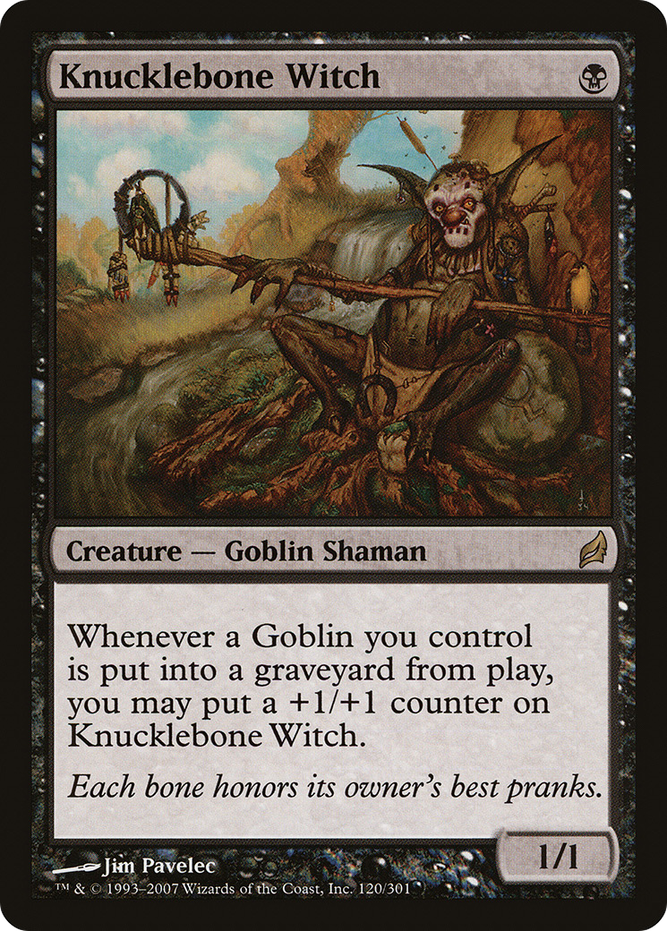 Knucklebone Witch (LRW-120) - Lorwyn Foil