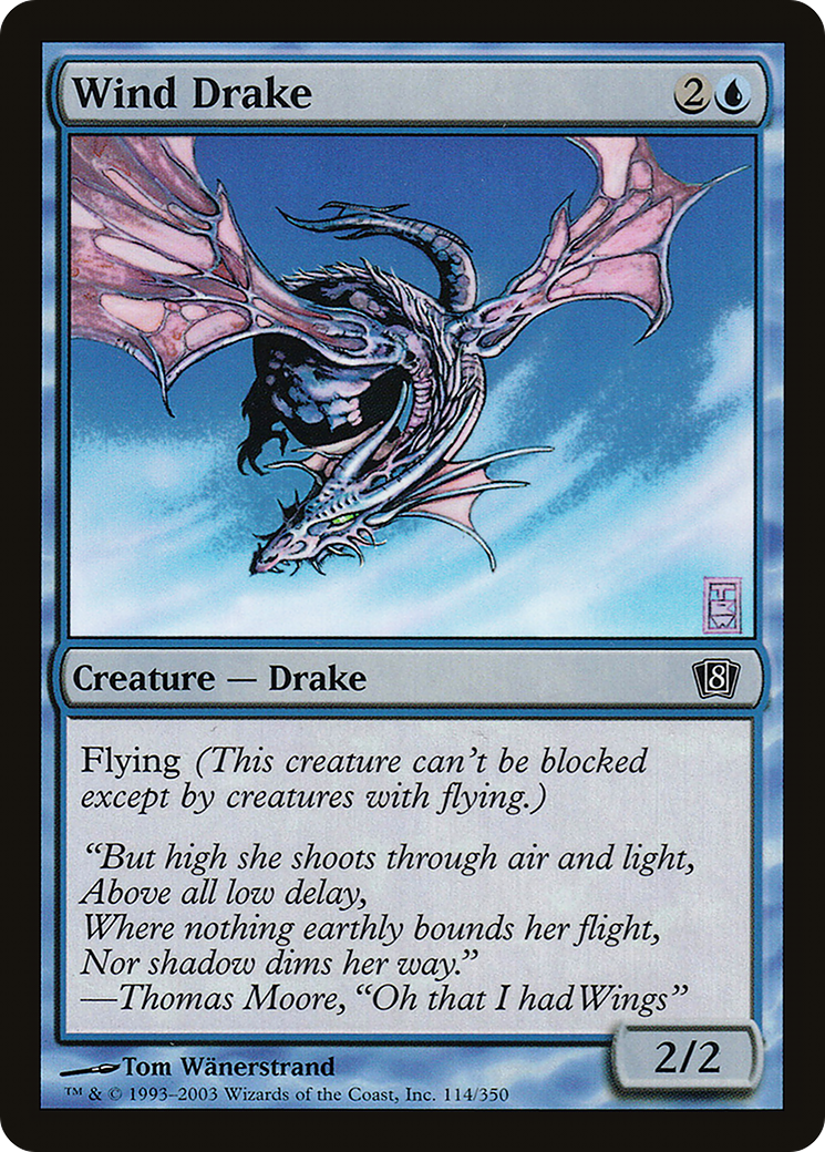 Wind Drake (8ED-114★) - Eighth Edition Foil