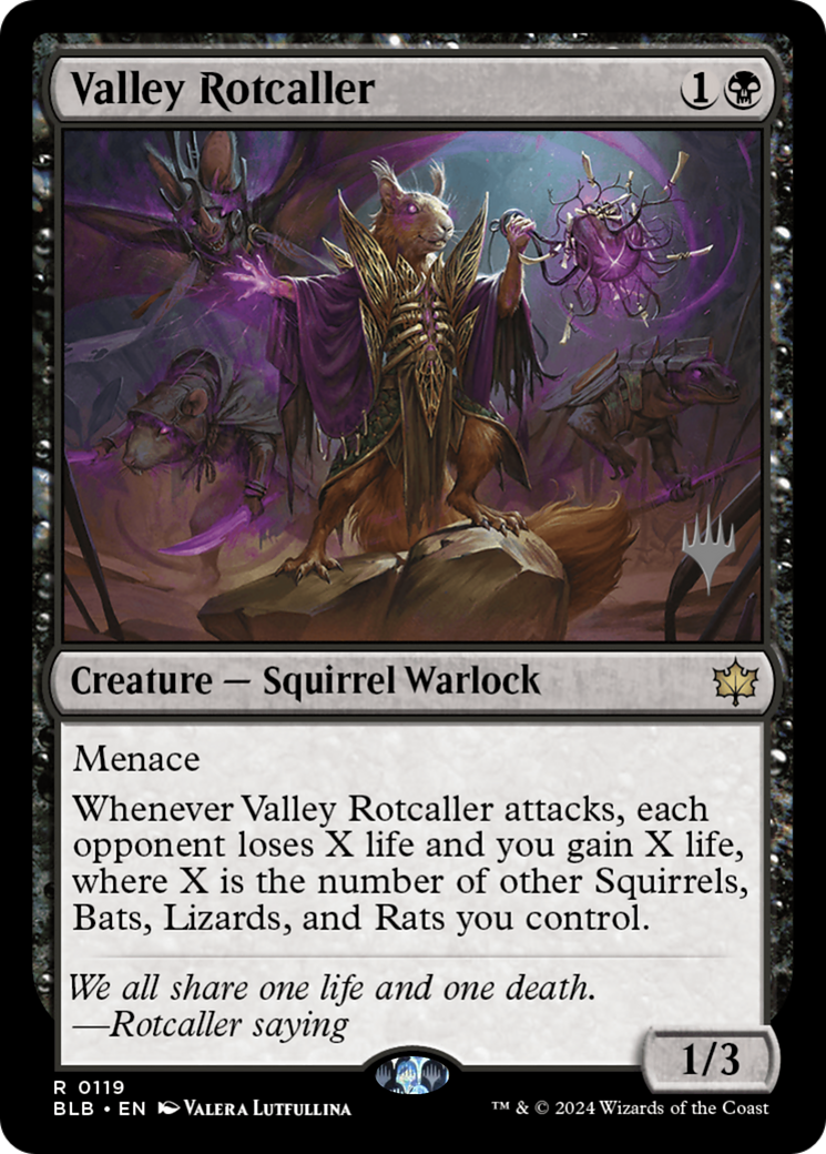 Valley Rotcaller (PPBLB-119P) - Bloomburrow Promos