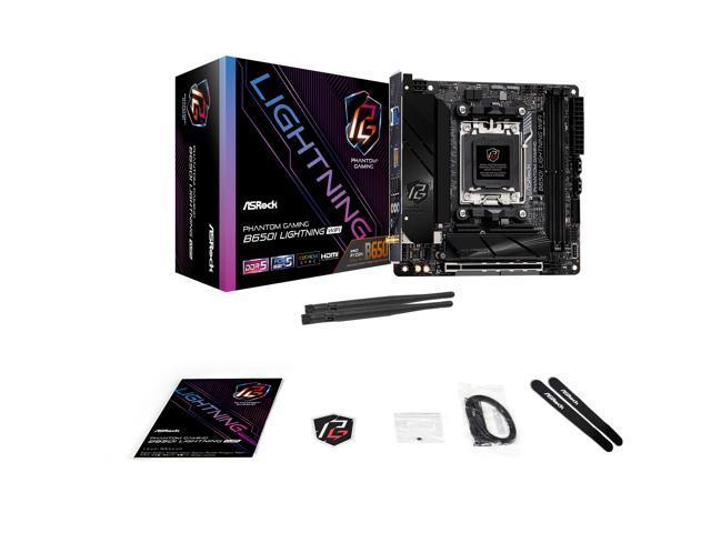 ASRock MB B650I LIGHTNING WIFI B650 AMD AM5 Max96GB DDR5 Mini-ITX Retail
