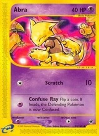 Abra 93/165 - Expedition Reverse Holofoil