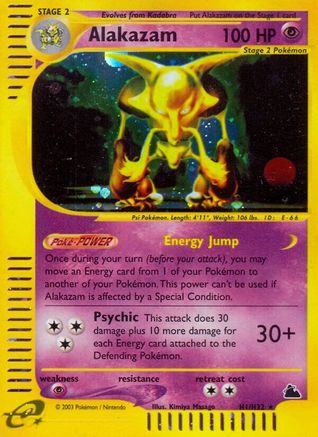 Alakazam (H1) H1/144 - Skyridge Holofoil