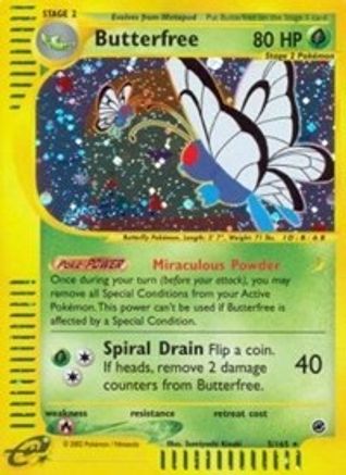 Butterfree (5) 5/165 - Expedition Reverse Holofoil