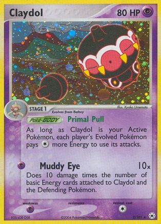 Claydol - 2/101 2/101 - Hidden Legends Holofoil