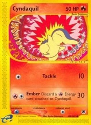 Cyndaquil (105) 105/165 - Expedition Reverse Holofoil