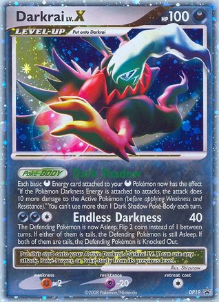 Darkrai LV.X - DP19 DP19/56 - Diamond and Pearl Promos Holofoil