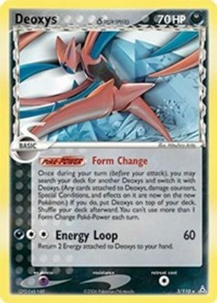 Deoxys (Delta Species - Attack Forme) 3/110 - Holon Phantoms Reverse Holofoil