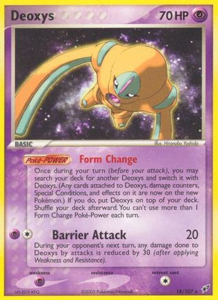 Deoxys (Defense Forme) 18/107 - Deoxys Reverse Holofoil