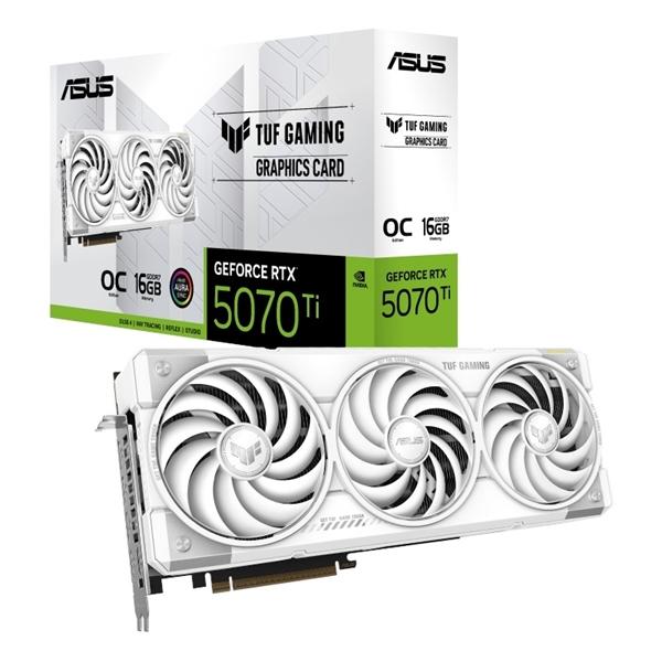 ASUS GeForce RTX 5070 Ti 16GB GDDR7 White OC RTL