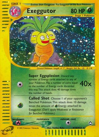 Exeggutor (H10) H10/147 - Aquapolis Holofoil