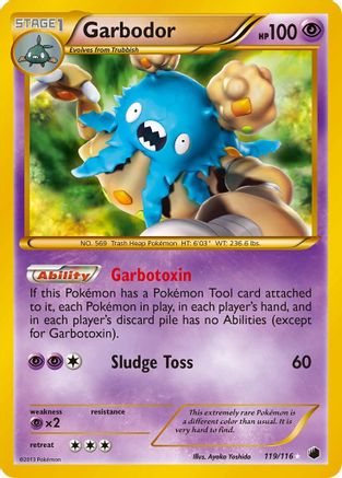 Garbodor (119 Secret Rare) 119/116 - Plasma Freeze Holofoil
