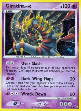 Giratina (10) 10/127 - Platinum Reverse Holofoil