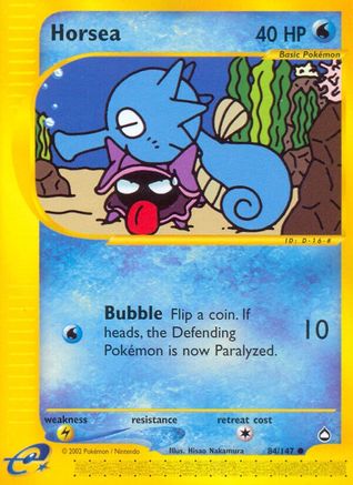 Horsea (84) 84/147 - Aquapolis Reverse Holofoil