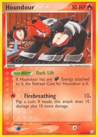 Houndour - 060/109 60/109 - Team Rocket Returns Reverse Holofoil
