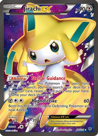 Jirachi EX (98 Full Art) 98/101 - Plasma Blast Holofoil