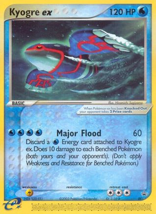 Kyogre ex - 001 (Nintendo Power Magazine) 1/40 - Nintendo Promos Holofoil