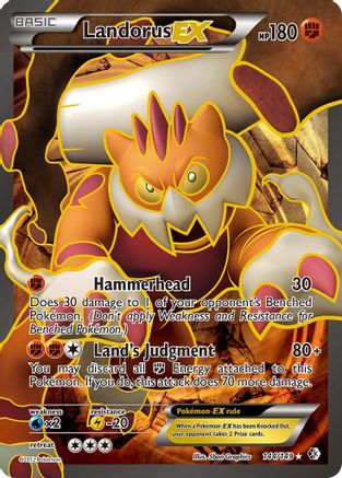 Landorus EX (144 Full Art) 144/149 - Boundaries Crossed Holofoil